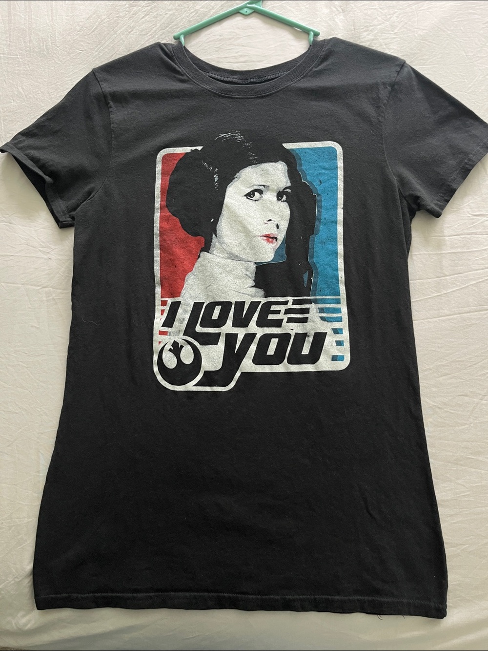 Star Wars Black and White Leia Tee